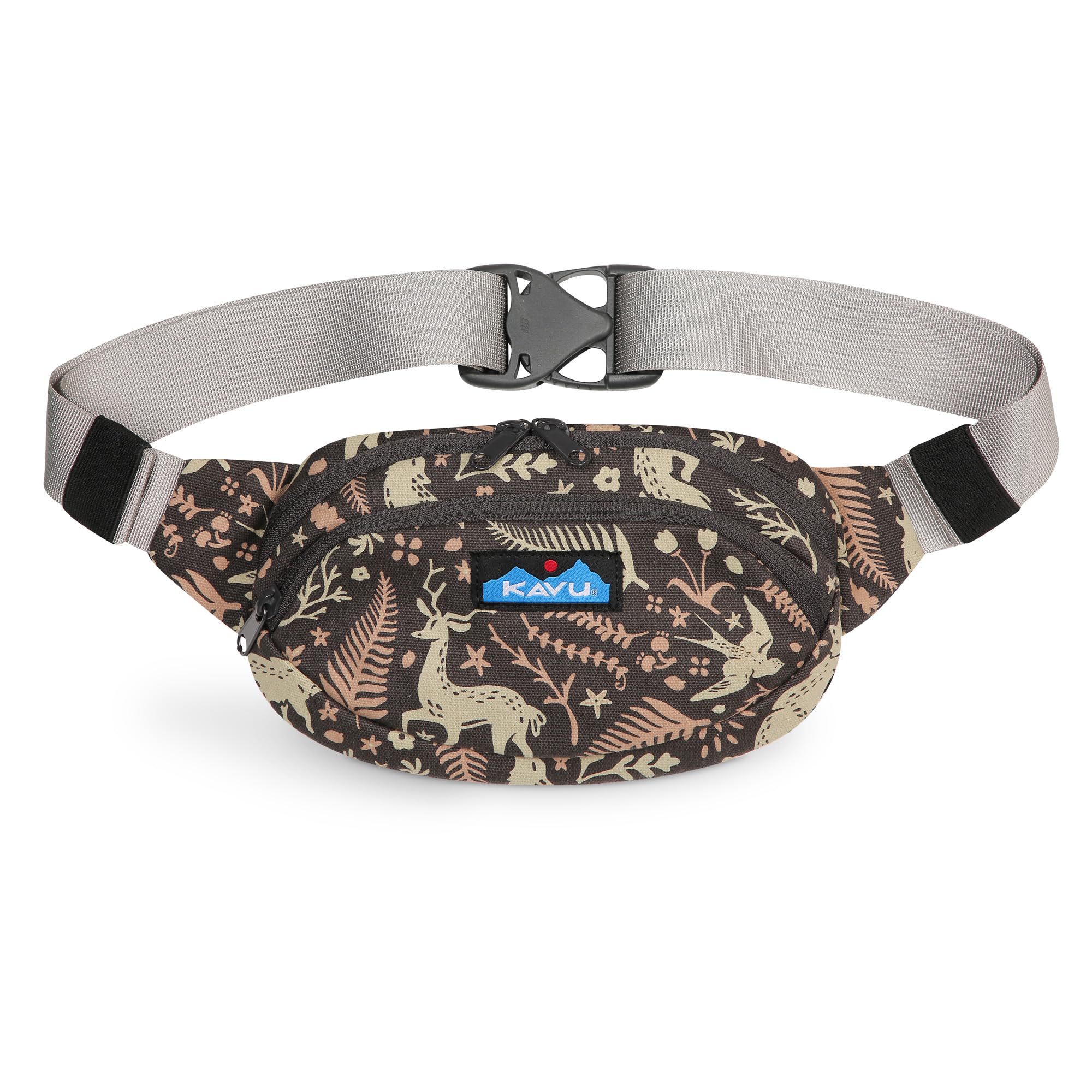 KAVU Canvas Spectator Belt Bag Hip Fanny Pack For Hiking Lightweight & Durable Outdoor Bag 5L